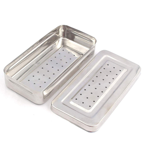 Bandeja de Acero Inoxidable para Instrumentos Médicos, 25x12x5 cm, Venta al por Mayor B2B, Esterilización Manual - Product Image 2