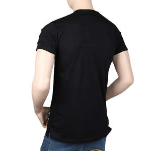 เสื้อยืดคอกลมแขนสั้นผู้ชาย - สีดำ - Product Image 3
