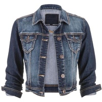 Chaqueta de mezclilla de punto para hombre, estilo hip hop, informal, de invierno, ajustada, transpirable, de alta calidad, nueva, personalizada, lavado medio