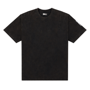 Camisetas de Hombre de Algodón 100% Lavado, Corte Holgado, Color Negro Desgastado, Estilo Vintage, Ropa Urbana Informal, Suave y Transpirable para Uso Diario - Product Image 2