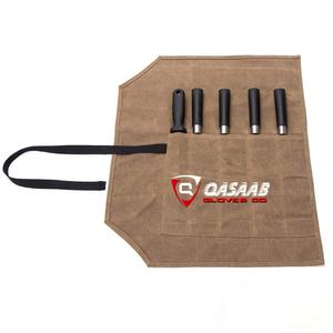Rollo de cuchillo de chef profesional Bolsillos de cuero de lona personalizables Estuche de transporte Nylon Plástico Madera PVC EVA Bolsa de herramientas Cuchillos - Product Image 6