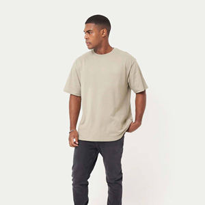 เสื้อยืดผู้ชายพิมพ์โลโก้ผ้าหนา300แกรมออกแบบได้ตามต้องการเสื้อยืดรุ่นโอเวอร์ไซส์ทำจากผ้าฝ้ายหนา - Product Image 4