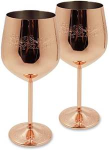 Copa de Vino de Metal de Acero Inoxidable, Copa de Vino Tinto con Tallo, Copas de Vino de Metal para Eventos, Copa de Vino - Product Image 4