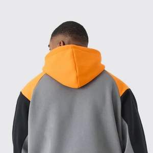 Sudadera con Capucha 100% Algodón de Peso Pesado para Hombre, Hombros Caídos, Talla Grande, con Logotipo de Impresión Personalizada, Estilo Invernal - Product Image 2