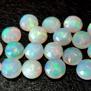 Opale éthiopienne naturelle ronde taille rose 5 mm - Opale ronde taille rose en vrac - Product Image 1