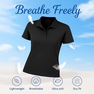 Camiseta de Mujer de Alta Calidad, Personalizada, 100% Algodón, Tejido de Punto, Informal, de Lona, con Patrón Sólido, Secado Rápido, Transpirable, de Manga Corta - Product Image 5