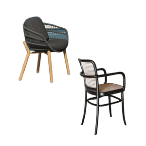 Prix de gros Chaise de salle à manger en rotin Nordic pour terrasse extérieure jardin hôtel et restaurant Design moderne Fabriqué en Indonésie - Product Image 4
