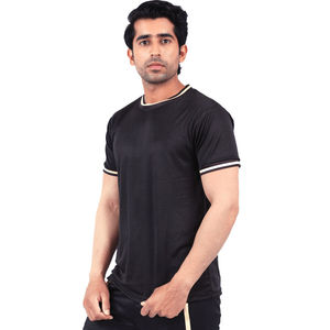 Derniers ensembles de survêtements d'été en polyester 100% pour hommes, ensembles de t-shirts et de pantalons slim pour hommes à vendre - Product Image 3