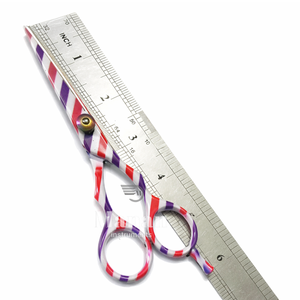 Ciseaux de coiffure professionnels colorés de 6 pouces en acier inoxydable, lames aiguisées, ciseaux de barbier pour salon de coiffure - Product Image 6