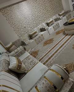 Asientos Orientales para el Suelo, Sofá Étnico, Sofá Árabe Majlis, Sofá Estilo Otomano, Conjunto Árabe Jalsa, Asientos Orientales de Lujo para el Suelo - Product Image 3