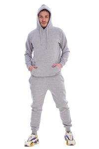 Acid Washed Sweat Suits Polyester/Cotton French Terry Oversized Unisex <b>Flare</b> Sweatpants Hoodie Set Customizable Breathable - Product Image 3