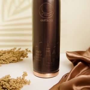 Bouteille d'eau en cuivre pur la plus vendue à un prix raisonnable verres peints approvisionnement en vrac en gros direct d'usine - Product Image 6