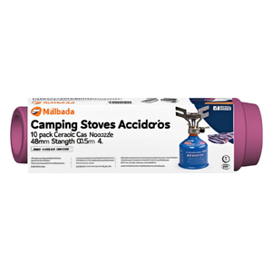 Accessoires pour réchauds de camping, lot de 10, buse à gaz en céramique standard 6,5 mm, longueur 48 mm, taille d'insertion 4 - Product Image 3