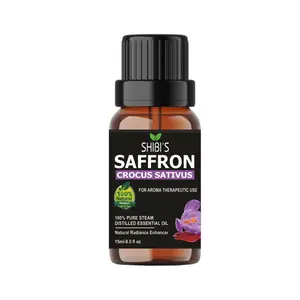 Best Grade Personal Care Saffron Absolute Essential Oil for Body Care Available at Wholesale Price Essential oil Wholesale Price