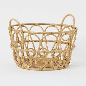 Natural Rattan Storage <b>Basket</b> Wicker Handmade Cane <b>Baskets</b> Lowest Price Hot Trend Home Decorations Made in Vietnam by VgreeArt - Product Image 2