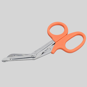 Nuevas tijeras de vendaje médico de primeros auxilios, tijeras de primeros auxilios médicas pesadas romas y afiladas curvas al por mayor - Product Image 5