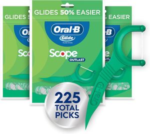 Pics à fil dentaire Oral-B Glide Mint avec une saveur de longue durée, lot de 3 choix de 75 (225 au total) - Product Image 2