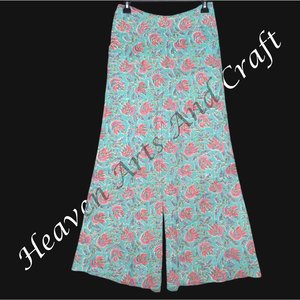 Taille haute lâche jambe large pantalons de Yoga coton indien imprimé pantalon femmes pantalon indien imprimé coton ample Palazzo pantalon - Product Image 3