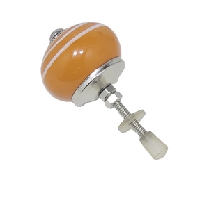 Boutons en céramique blanc orange design industriel style CK 558 armoire cuisine chambre appartement commode tiroirs facile vente en gros - Product Image 2