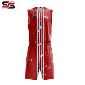 Ventes en gros, faible MOQ, uniforme de basket-ball personnalisé par sublimation, ensemble réversible en mesh à séchage rapide - Product Image 1