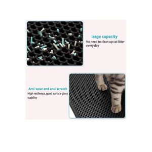 <b>Cat</b> Litter Trapping <b>Mat</b> Sifting Rug for Pet Litter Box Accessories - Product Image 3