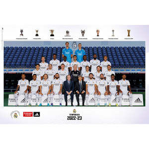 Real Madrid Team <b>Poster</b> for Season 2022/23 Digital Printing Techniques - Product Image 1