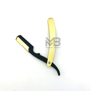 Hot Sale High Quality Custom Imported Stainless Steel Single Barber Shaving Razor Straight <b>Edge</b> Face Bikini Underarm Body Men - Product Image 6