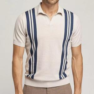 Estampado de punto para hombre al aire libre de moda para camiseta Tela transpirable de secado rápido Perfecta para deportes Gimnasio Viajes y uso diario informal - Product Image 3