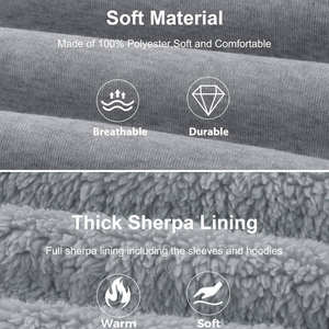 Sudaderas con capucha de invierno para hombre de alta calidad con diamantes de imitación Nuevo patrón sólido Transpirable y teñido liso Disponible en precios al por mayor - Product Image 3