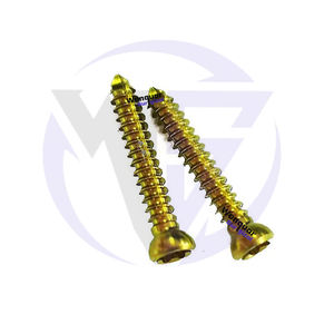 Tornillos corticales de titanio de 2,7mm, 2 uds., placa ósea veterinaria, implantes quirúrgicos ortopédicos, equipo de fijación de fracturas de animales para mascotas - Product Image 2