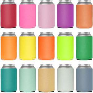 Enfriador de latas de 12oz de neopreno reciclable personalizado y soporte rechoncho aislado diseño delgado duradero impermeable enfriador de bebidas al aire libre - Product Image 4