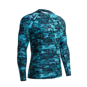 Custom <b>Printed</b> Rashguard Sublimation <b>Printed</b> Rashguard Mma Rashguard Bjj OEM Mma Rash guard for Men Long Sleeve Rash Guard - Product Image 4