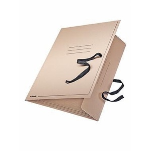 Porte-documents en carton recyclé Esselte DIN A3, papier brun naturel et boîtes pour supports multimédias - Product Image 1