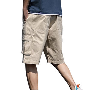 Pantalones cortos Cargo de algodón para hombre, ropa informal de verano, bolsillo, ajuste holgado, ropa para exteriores, pantalones cortos informales de verano hechos por profesionales para hombre - Product Image 2