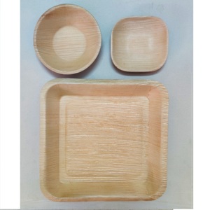 Ensemble de bols jetables en feuille de palmier naturel biodégradable léger et classique de qualité supérieure pour les fêtes d'événements de restauration à usage quotidien - Product Image 1