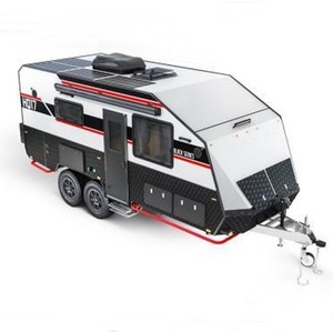 Modern Caravanning Trailer Motorhome RV Camper with <b>Kitchen</b> Bathroom Sleeping Space for Touring <b>Camping</b> - Product Image 1