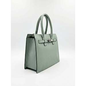 Borsa a Spalla Strutturata in Vera Pelle Dollaro Art. 26045-Accessorio Femminile Fatto a Mano in Italia - Product Image 2