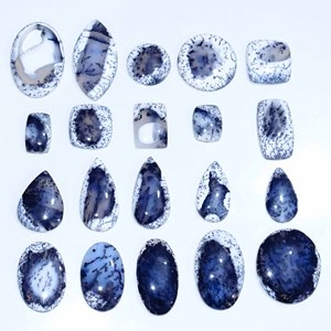 Hermosa dendrita natural ópalo piedra preciosa suelta venta al por mayor mezcla forma tamaño cabujón de ópalo para la fabricación de joyas hechas de cuarzo - Product Image 6