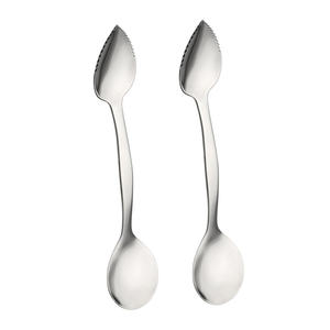 Cuillère pamplemousses en acier inoxydable personnalisée de qualité supérieure Fourchette de restaurant Cuillère du désert Ensemble de couverts Cuillère à café - Product Image 1