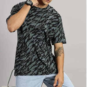 T-shirt en tissu éponge à séchage rapide, coupe classique, confortable, tendance streetwear, nouvelle collection - Product Image 6