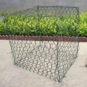 Scatola di gabbioni intrecciata con rivestimento arancione di sicurezza ad alta visibilità per barriere temporanee della zona di costruzione stradale - Product Image 6