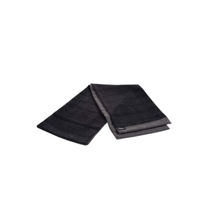 Écharpe/châle en laine double face à motif pied-de-poule marron, noir et beige, longue, avec cuir PU, dans un coffret cadeau - Product Image 3