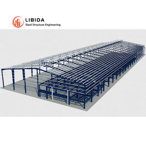 Nhà kho đúc sẵn công nghiệp khung thép xây dựng nhà kho prefab hạng nặng - Product Image 2