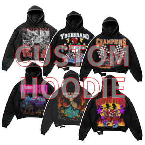 Wholesale Custom High Quality Eco-Friendly Heavyweight 200g <b>Hoodies</b> Unisex Cotton Blank Pullover Regular Fit Men's - Product Image 5