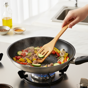 Fabricant japonais fournit des ensembles de cuillères en bois longues pour la cuisine, faites à la main et personnalisées en gros - Product Image 3