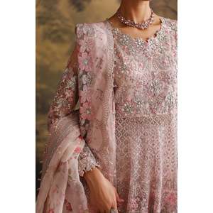 Embroidered Chiffon <b>Net</b> <b>Fabric</b> SF-4380 - Product Image 4