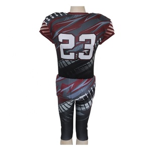 Uniforme de Jersey de Fútbol Americano Corto, Transpirable, Fácil de Usar, con Estampado por Sublimación Personalizado, Ropa de Equipo, Talla Grande, Servicio OEM, Anti-UV - Product Image 4