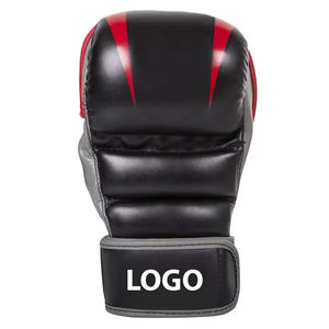 Gants de combat MMA professionnels à vendre en gros, gants de grappling en cuir avec logo personnalisé, gants de boxe en matériau PU - Product Image 1