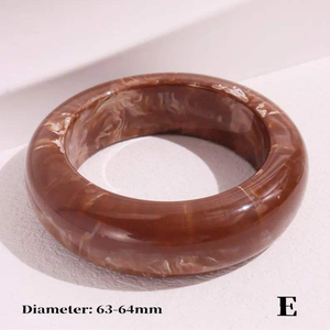 คอลเลกชันกำไลเรซิ่นสไตล์ร่วมสมัยสุดหรู โรแมนติก ดีไซน์โซ่เงางาม ทนทาน ราคาขายส่ง แฟชั่น - Product Image 5