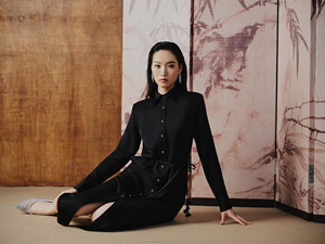 Robe chemise STELLA _ robe chemise droite confortable avec une élégance moderne - Product Image 5